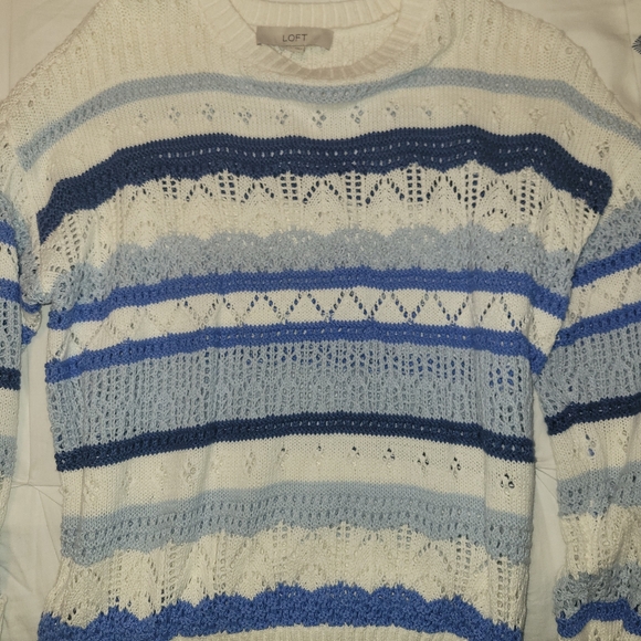 Loft striped sweater - Worn once - Picture 3 of 5